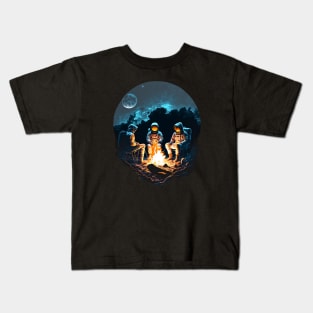 Spacefire Stories: Three Astronauts Share Tales Kids T-Shirt